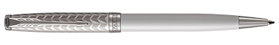 bílo-stříbrná kuličková tužka Parker Sonnet